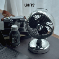 洛斐/Lofree 风扇台式办公室桌面USB摇头充电静音空气循环扇宿舍