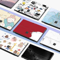 微软surfacepro7背贴proxpro6pro4贴纸go2背膜pro5平板电脑二合一保护膜pro3机身贴膜book