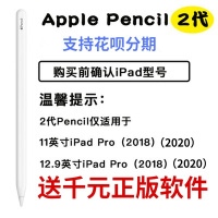 原装苹果Apple Pencil2代压感笔二代iPadPro手写笔一代Air3防误触