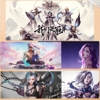 英雄联盟lol鼠标垫网吧阿狸亚索天使彦电竞ig游戏超大号桌垫定制