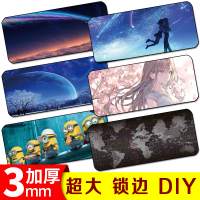 加厚快捷键鼠标垫超大键盘垫学生电脑垫大鼠标垫电竞书桌垫定制