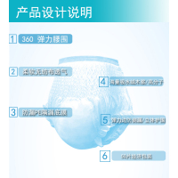 成人拉拉裤女士夜安裤经期纸尿裤大人尿不湿l码老人男尿裤