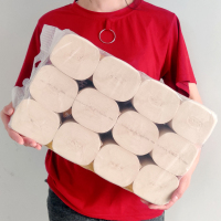 4斤家用实惠装卫生纸大粗卷纸擦手纸本色原浆卫生间大卷厕纸手纸