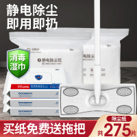 一次性拖把拖地湿巾吸尘纸拖布擦地板家用静电除尘纸除毛发灰尘纸