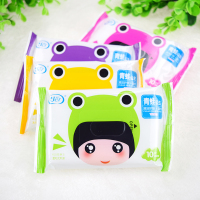 湿纸巾70小包迷你便携湿巾婴儿10片装新生儿 手口专用湿巾纸