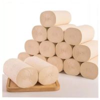 原生浆天然竹浆本色卷纸家用竹纤维实惠装卫生纸妇婴手厕纸巾|5.8斤32卷(卷高12厘米)