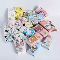印花手帕纸可爱卡通图案面巾纸彩色餐巾纸可湿水印花纸|10包可爱卡通印花手帕纸