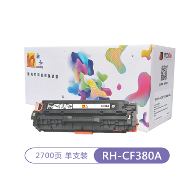 融和RH-CF380A黑色硒鼓 适用惠普HP M476dn/M476nw/M476dw MFP M452dw四色彩色