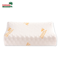 SUKKAPA泰国进口天然乳胶枕头原装进口橡胶枕芯单人护颈椎成人助睡眠