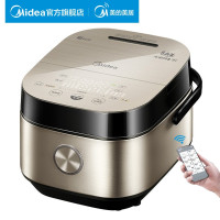 美的(Midea)高端智能IH电饭煲立体加热4L智能预约九曲焖香蒸汽阀钛金鼎釜电饭煲MB-HZ4005pro