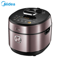 美的(Midea) 电压力锅 IH电磁加热 5L高压力锅双胆 可中途加菜 MY-HT5077P