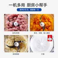 摩飞绞肉机家用电动不锈钢多功能小型打肉馅碎菜搅拌蒜泥蓉料理机|蓝色