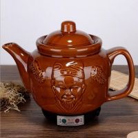 全自动电子煎中药壶机器陶瓷煮熬中药罐锅煲药砂锅炖熬养生中药壶|4L老人头全自动加一个盖