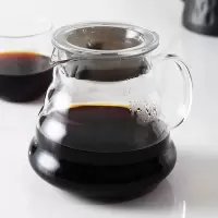厂家直销高硼硅耐热玻璃咖啡壶云朵壶过滤杯/家用时尚手冲分享壶|250ML咖啡壶