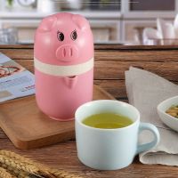 手动榨汁机家用压汁器小型学生网红榨汁杯辅食制作|萌猪-粉色