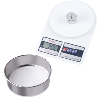 厨房电子秤克称重家用烘焙食物珠宝迷你烘焙小天平小电子称|厨房秤+面粉筛