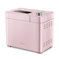 / dl-jd08面包机家用全自动和面发酵馒头肉松三 明治机|粉色