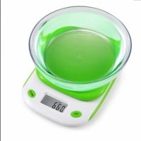 精准电子称厨房烘焙秤家用食物称电子称迷你台秤烘焙称蛋糕电子秤|5公斤/1克颜色随机 加600毫升托盘