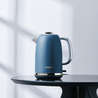 全不锈钢电热水壶304开水壶家用大容量烧水壶自动断电1.8l|湛蓝