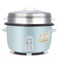 大电饭锅大容量8l45l食堂酒店用10-15人超大电饭煲|(升级版)8L+蒸笼大锅蓝色