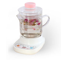 煮茶神器小型养生壶迷你办公室烧茶炉mini花茶壶电炖杯玻璃烧水壶|360w底座+刻度杯