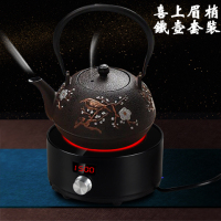 电陶炉茶炉 小型家用煮茶炉 泡茶炉 电热茶炉 铁壶玻璃壶功夫茶炉|喜上眉梢铁炉套餐