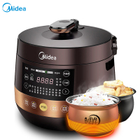 电压力锅家用智能5l高压饭煲12特价3-45-6人|【尊贵版】深棕咖啡金