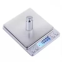 精准迷你厨房秤烘焙电子秤0.1g称重食物小天平0.01充电克称珠宝秤|电池款中文1000g/0.1送五礼品 不加砝码