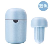 手动榨汁机橙子神器橙汁机家用水果小型简易挤压榨汁杯柠檬榨汁器|升级版【两用款榨汁杯】北欧蓝色