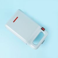 三明治机早餐机帕尼尼机烤面包片机吐司机家用煎蛋煎牛排双面加热|【品质小家电】纽威莱三明治机浅蓝