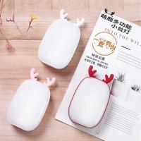 萌鹿触摸感应LED小夜灯多功能充电USB灯学生宿舍卧室创意小台灯