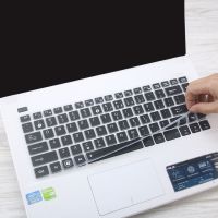 键盘膜华硕14寸笔记本电脑R417S E402S A456U U4000按键防尘保护W|半透黑色