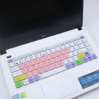 键盘膜华硕14寸笔记本电脑R417S E402S A456U U4000按键防尘保护W|五彩粉色