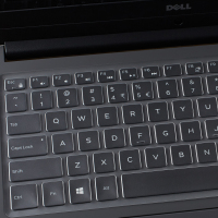 戴尔灵越5000fit键盘膜dell55|燃7000-14/灵越7000-15不带数字键/XPS15[透明TPU无字版]