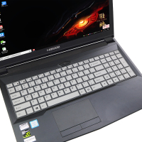 15.6寸Hasee/战神笔记本电脑K670C-G6A1键盘防尘保护膜全覆盖|半透银色买1送1