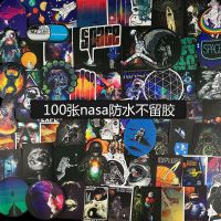 NASA宇航员贴纸太空小子贴画笔记本电脑贴纸手机装饰行李箱防水贴