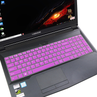 15.6寸Hasee/战神笔记本电脑K670C-G6A1键盘防尘保护膜全覆盖|半透紫色买1送1