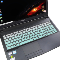 15.6寸Hasee/战神笔记本电脑K670C-G6A1键盘防尘保护膜全覆盖|渐变薄荷买1送1