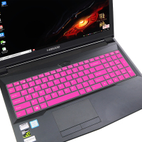 15.6寸Hasee/战神笔记本电脑K670C-G6A1键盘防尘保护膜全覆盖|半透玫红买1送1