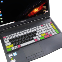 15.6寸Hasee/战神笔记本电脑K670C-G6A1键盘防尘保护膜全覆盖|七彩黑色买1送1