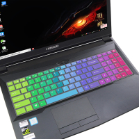 15.6寸Hasee/战神笔记本电脑K670C-G6A1键盘防尘保护膜全覆盖|七彩虹色买1送1