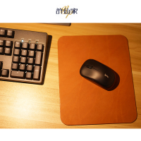 复古定制头层牛皮鼠标垫办公游戏滑鼠垫苹果电脑加厚皮桌垫