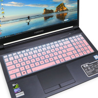 Hasee/ z7-ct7nk键盘膜15.6寸ZX6-CT5DA笔记本i7电脑保护套|渐变粉色买1送1