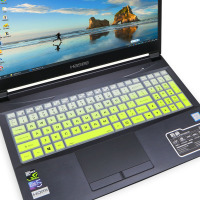 Hasee/ z7-ct7nk键盘膜15.6寸ZX6-CT5DA笔记本i7电脑保护套|渐变绿色买1送1