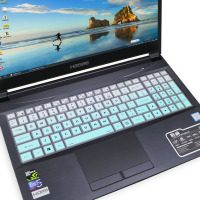 Hasee/ z7-ct7nk键盘膜15.6寸ZX6-CT5DA笔记本i7电脑保护套|渐变薄荷买1送1