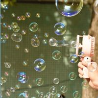 吹泡泡小风扇迷你usb可充电学生儿童多功能电风扇便携泡泡枪玩具