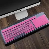 魔力鸭2108S罗技G610狼途X1000台式机械键盘通用保护膜防尘套|半透粉色买1送1
