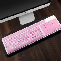 魔力鸭2108S罗技G610狼途X1000台式机械键盘通用保护膜防尘套|爱心小熊买1送1