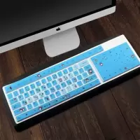 魔力鸭2108S罗技G610狼途X1000台式机械键盘通用保护膜防尘套|蓝色阿狸买1送1