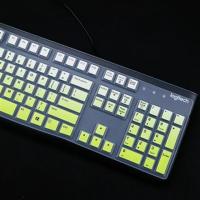 Logitech罗技K120 USB有线单键盘保护膜MK120不是标题型号不要拼|拍下发1张渐变绿色
